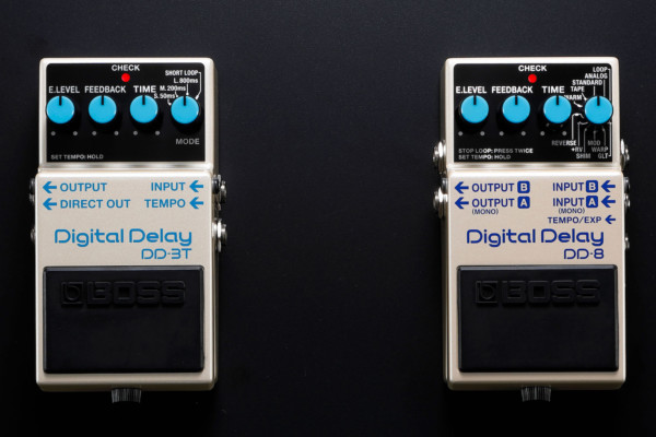 Boss Announces DD-3T and DD-8 Delay Pedals