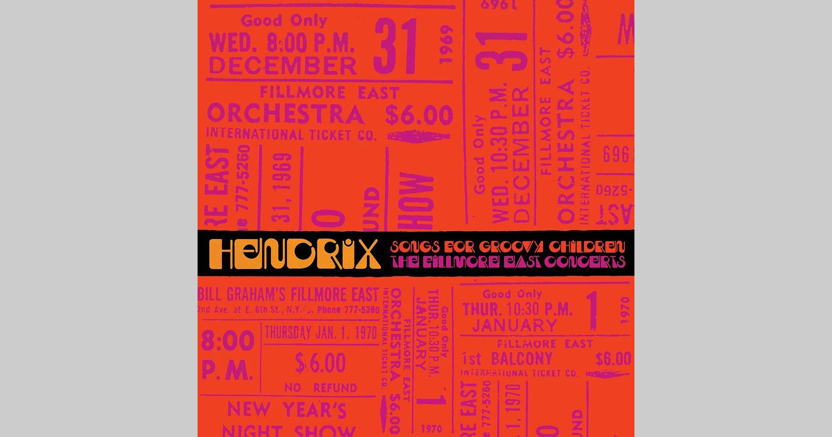 Jimi Hendrix's Full Band of Gypsys Debut Concerts Now Available
