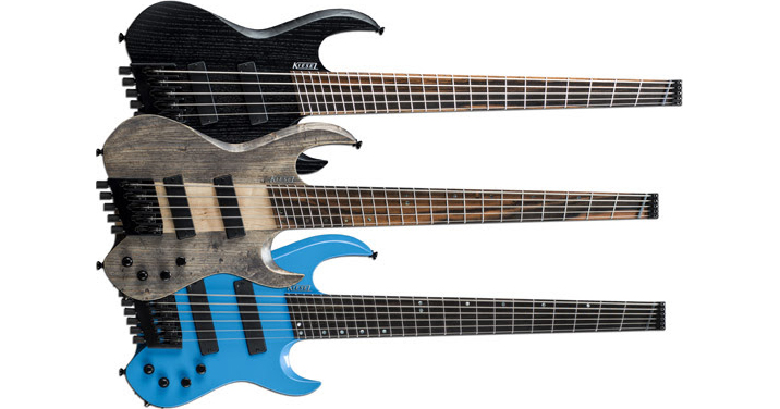Kiesel Guitars Vader Multiscale VBM5 and VBM6 Basses