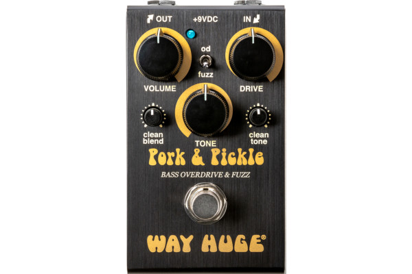 Way Huge Smalls Pork & Pickle Overdrive and Fuzz Pedal Now Shipping
