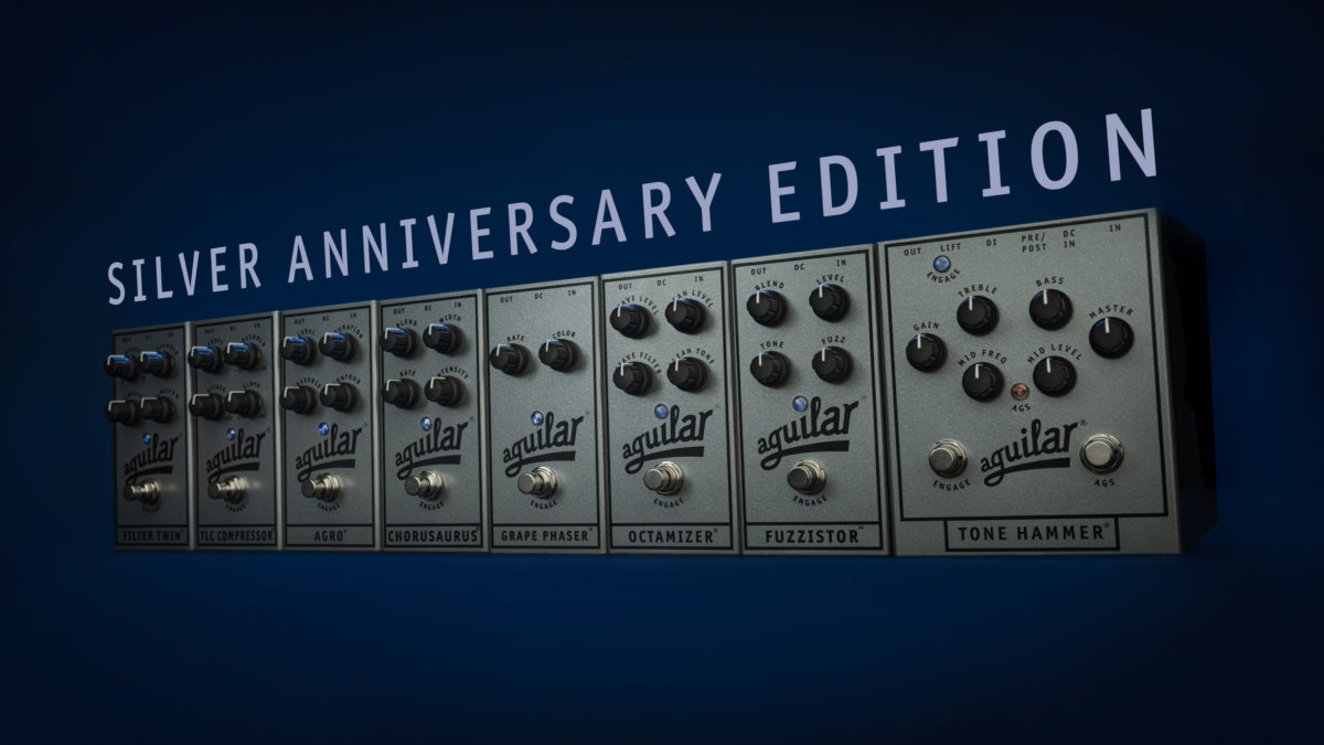 Aguilar Amplification Silver Anniversary Limited Edition Pedals