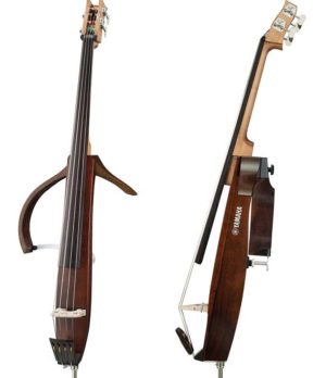 Yamaha Silent Bass SLB300SK Front and Side View
