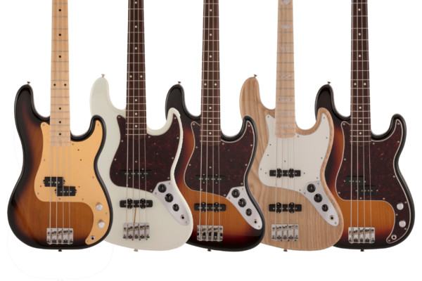 Fender Japan Launches Heritage Series Basses