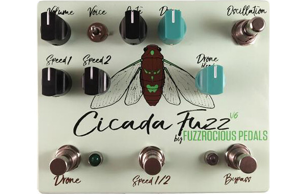 Fuzzrocious Pedals Announces the Cicada Fuzz V6 Pedal