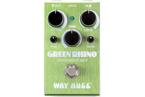 Way Huge Introduces the Smalls Green Rhino Overdrive MKV Pedal