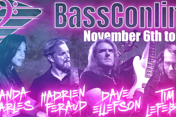 BassCon Online Returns Nov 6-8 with Hadrien Feraud, Yolanda Charles, Tim Lefebvre, and David Ellefson