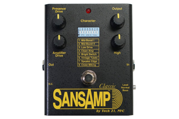 Tech 21 Reissues the SansAmp Classic Pedal