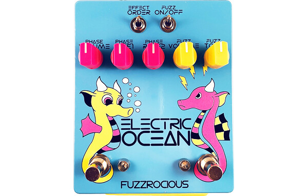 Fuzzrocious Pedals Introduces the Electric Ocean Fuzz/Phaser Pedal