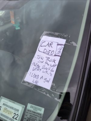 Note On Car