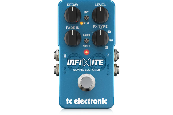 TC Electronic Unveils the Infinite Sample Sustainer Pedal