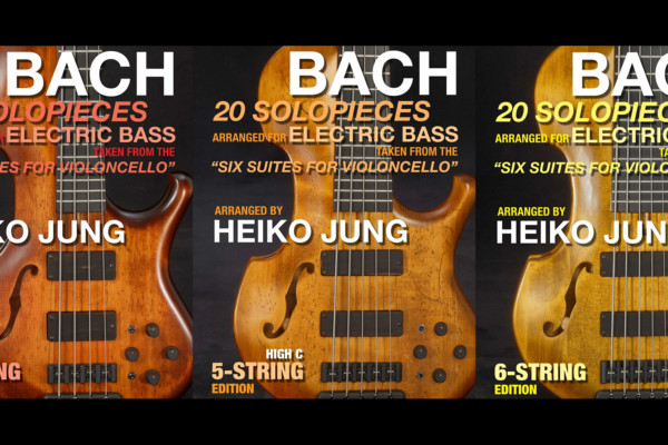 Heiko Jung Publishes Bach “Solo Pieces Arranged for Electric Bass” Books