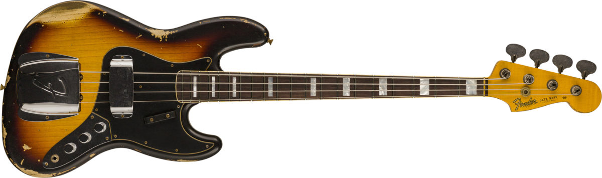 Fender Limited Edition Custom Jazz Bass Heavy Relic Burst