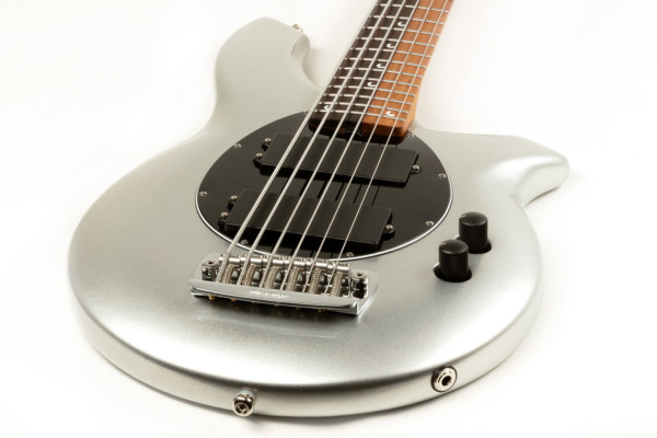 Ernie Ball Music Man Now Offering John Myung Signature Bass in Platinum Silver