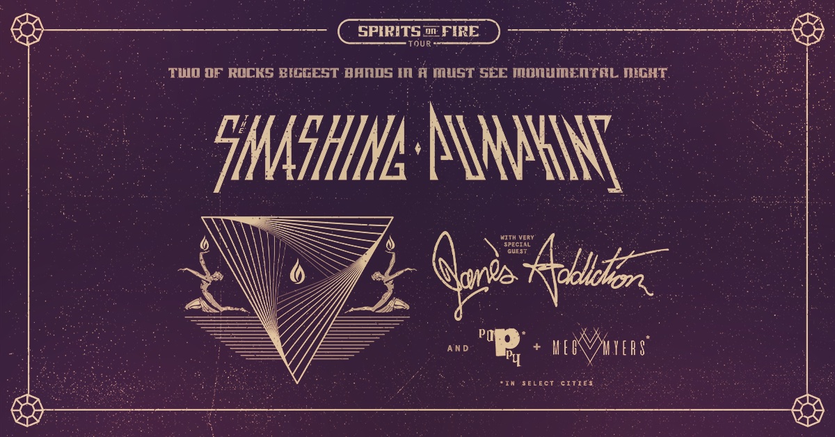 Smashing Pumpkins and Jane’s Addiction 2022 Spirits On Fire Tour