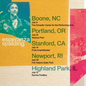 Esperanza Spalding July Tour Poster