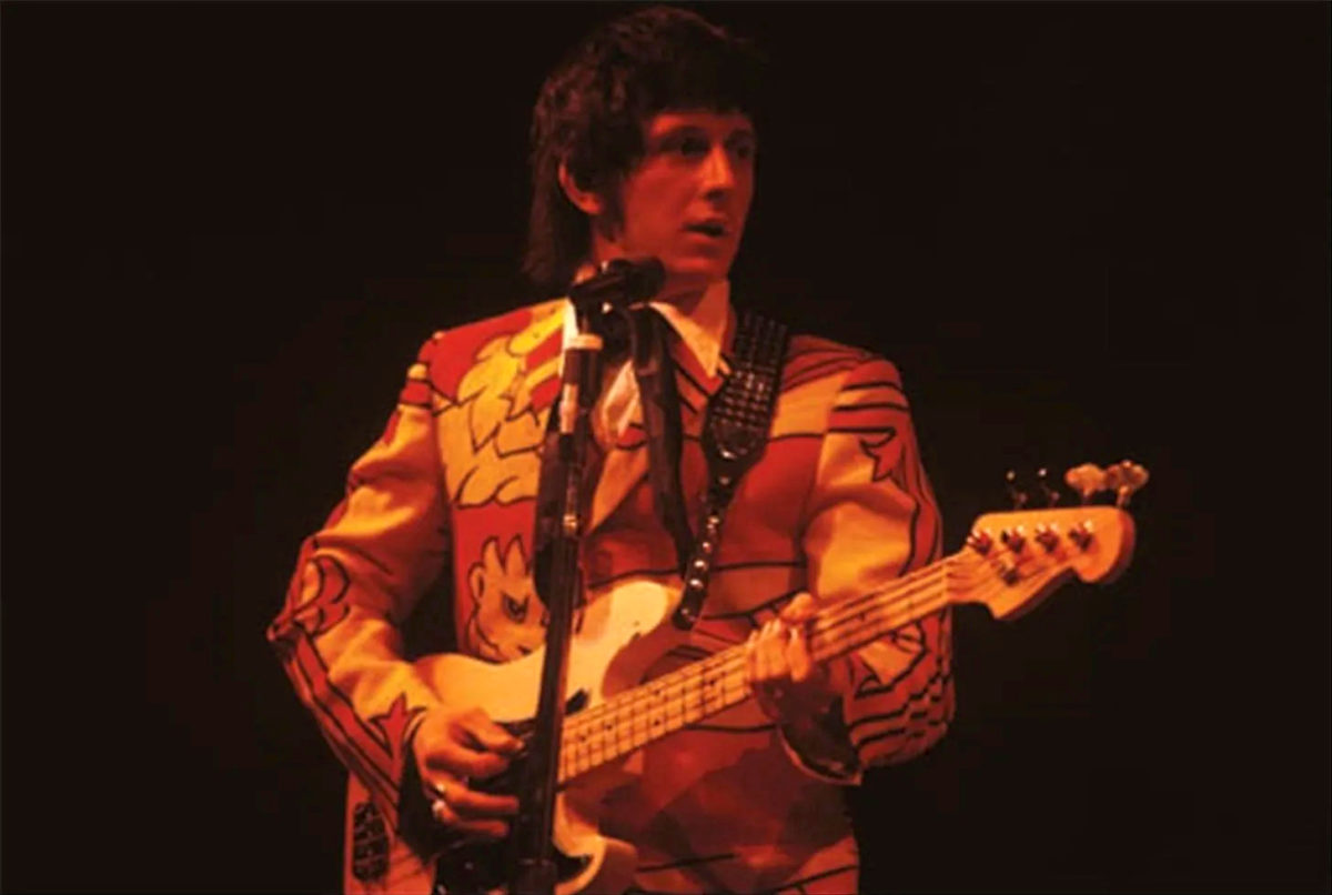 John Entwistle with 1966 Fender P-Bass
