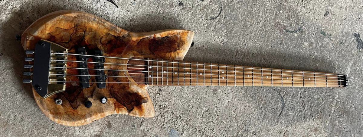 Wood Guerilla Basses babyTULIP Bass