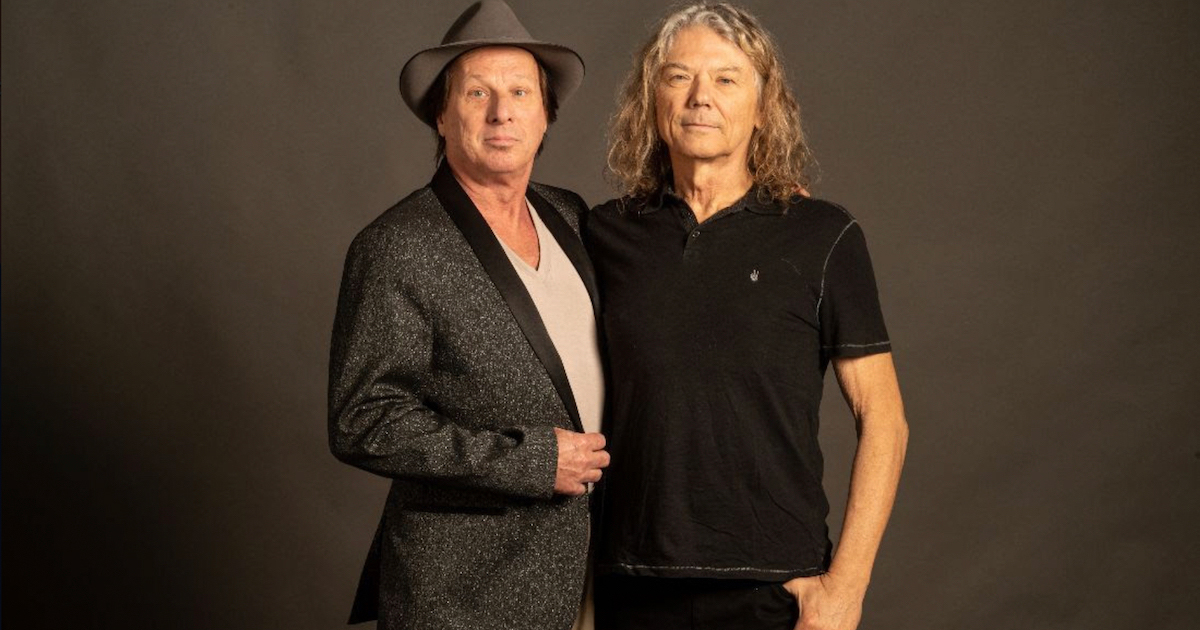 Adrian Belew and Jerry Harrison