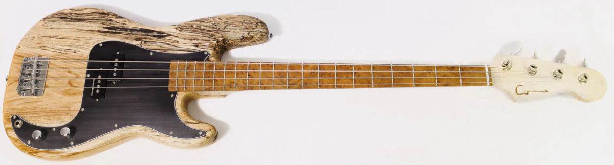 Crimson Guitars Spalted Ash Bass Master Build