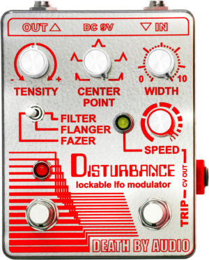 Death By Audio Disturbance Filter, Flanger, and Phaser Pedal