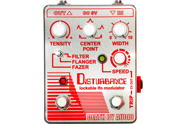 Death By Audio Introduces the Disturbance Filter, Flanger, and Phaser Pedal