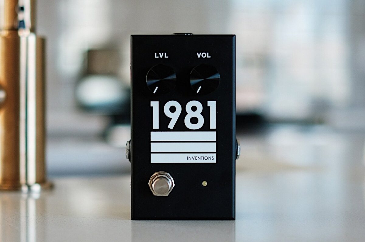 1981 Inventions LVL Overdrive Pedal