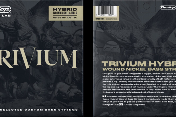 Dunlop Unveils Trivium Hybrid Wound Nickel Bass Strings
