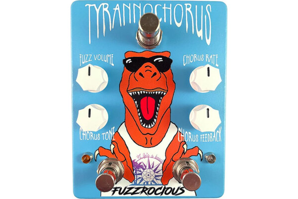 Fuzzrocious Pedals Introduces the Tyrannochorus Chorus and Gated Fuzz Pedal