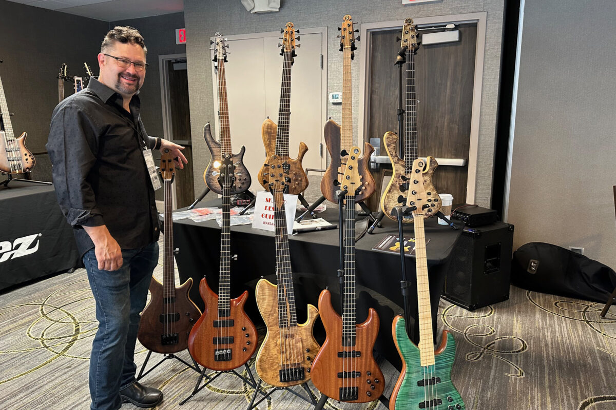 Pete Skjold with Basses