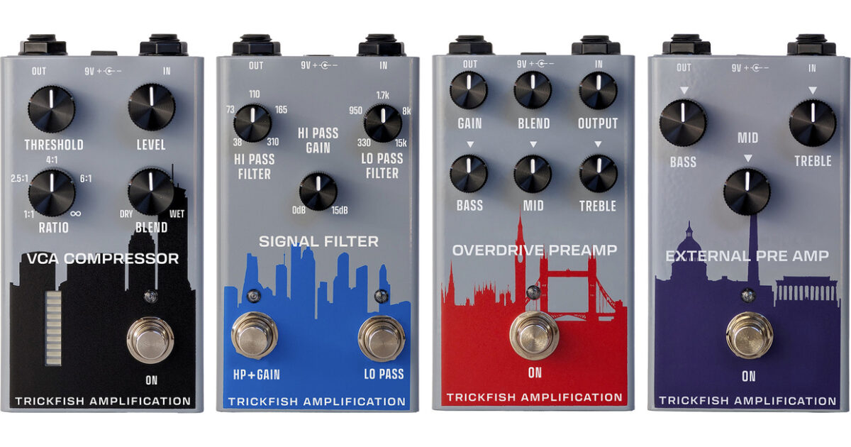 Trickfish Amplification Bass Pedal Line