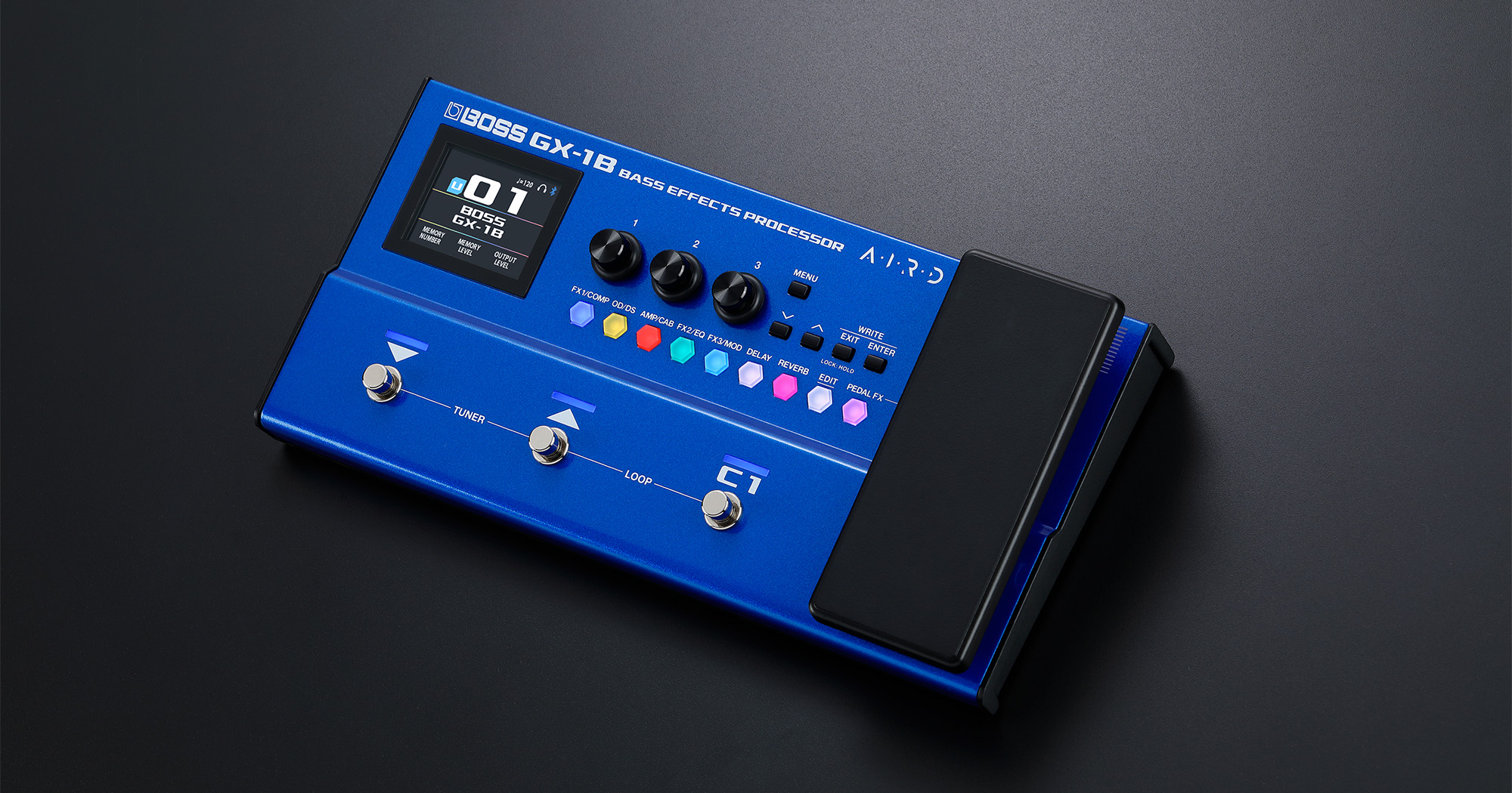 BOSS Launches GX-1B Bass Multi-Effects Pedal with 130+ Effects at