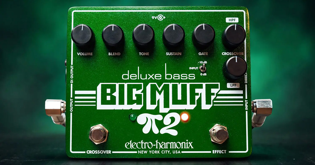 Electro-Harmonix Unleashes the Deluxe Bass Big Muff 2 – No Treble