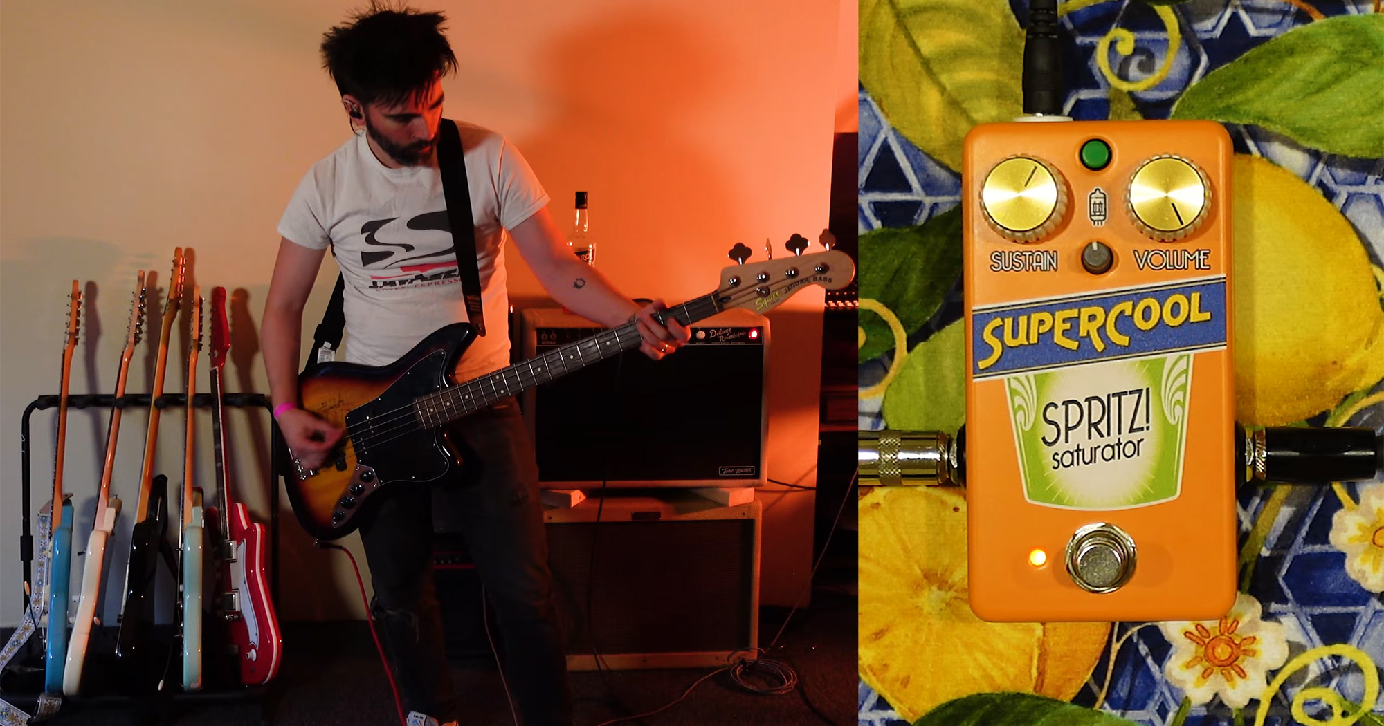 Supercool Pedals SPRITZ! Saturator Brings Bass-Friendly