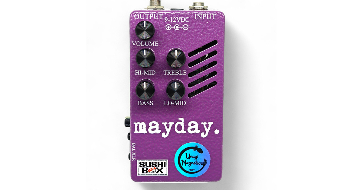 Sushi Box FX Introduces the Mayday Tube Bass Preamp Pedal – No Treble