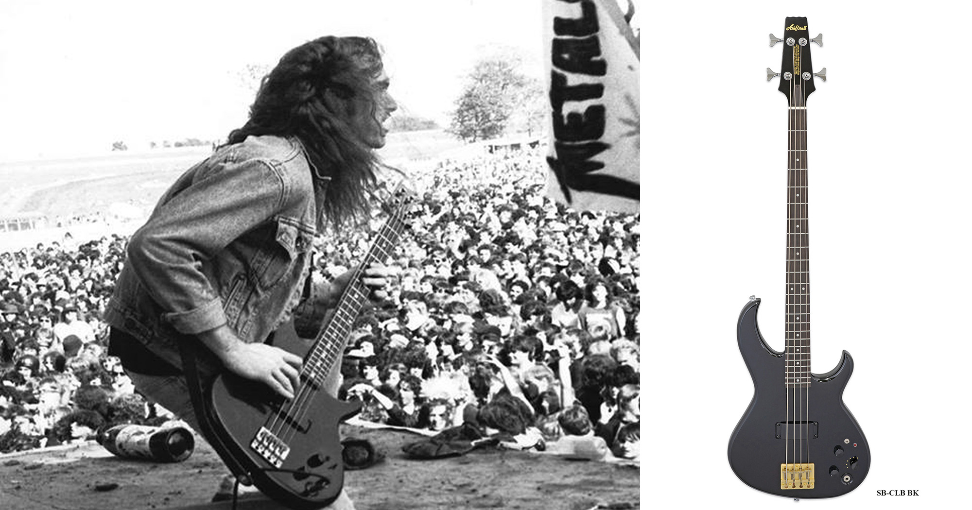 Aria’s Cliff Burton Signature Bass Is Finally Shipping Worldwide