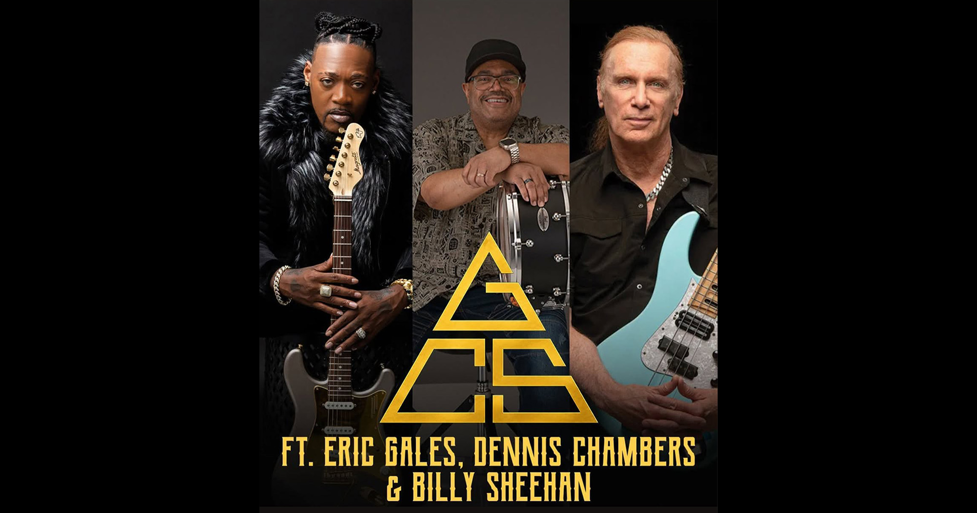 Eric Gales, Dennis Chambers, and Billy Sheehan Form New Power Trio GCS