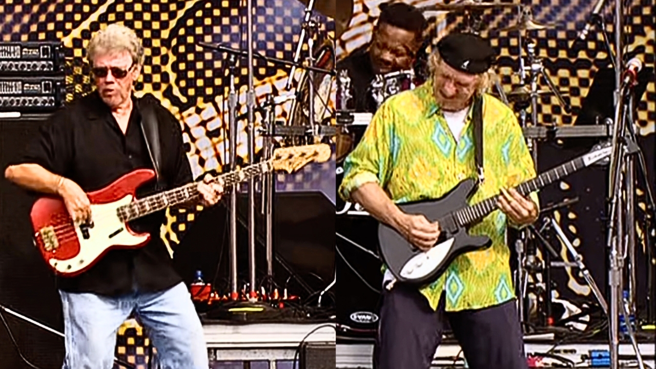 Watch Donald “Duck” Dunn Back Joe Walsh on “Rocky Mountain Way”